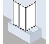 Kermi Vario 2000 3 Vario 2000 V2FW30701412K 78,5-81,8x140cm, argent mat brillant, perle Kerolan