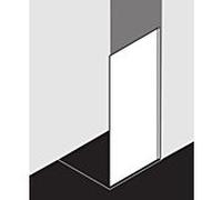 Kermi Walk-In XC WIO XCWIO04020VPK 40x200cm, TSG clair, argent brillant