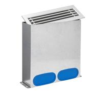 Kermi x-well diffuseur d'air au sol avec grille métallique, pour conduit d'air 132x52 - Y2201075012K
