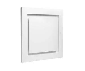 Kermi x-well Diffuseur d'air double flux SEA302 carré en métal, blanc, NW 125 - Y2403125006K