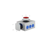 Kermi x-well Distributeur VMR2, rond NW125, 8 voies - Y2202000021K