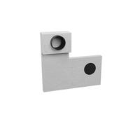 Kermi x-well Élément de façade face avant DN 160, pour ventilateur réversible, t=60 mm - Y3502000034K