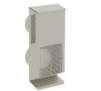 Kermi x-well Grille de protection contre les intempéries, double NW 125, verticale, RAL9016 - Y2401125005K