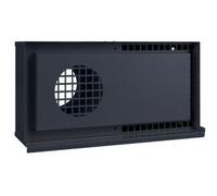 Kermi x-well Grille pare-intempéries double NW160, horizontale, pour montage mural, RAL7016 - Y2401160009K