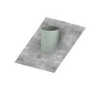 Kermi x-well Tuile universelle NW 125 pour sortie de toiture, noire - Y2402125006K