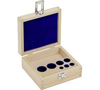 Kern 313040100 Etui de poids en bois 313-040-100, pour valeurs nominales de 1 mg à 200 g, pour classes E1+E2, pour type bouton/compact