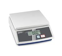 Kern Balance de table FCE 3K1N modèle FCE-N - Capacité de pesée : 3 kg - Lecture : 1 g - Reproduction : 2 g - Plateau de pesée 252 mm × 228 mm × 25 mm