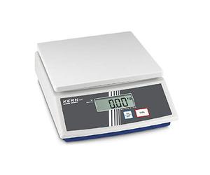 Kern Balance de table FCE 3K1N modèle FCE-N - Capacité de pesée : 3 kg - Lecture : 1 g - Reproduction : 2 g - Plateau de pesée 252 mm × 228 mm × 25 mm