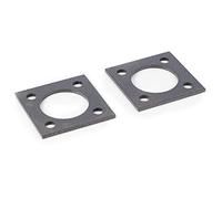 KERN BIC-A07 Paire de plaques de sol pour fixation du pontet au sol