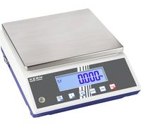 Kern FCB 12K1 Balance de table Plage de pesée (max.) 12 kg Lisibilité 1 g sur secteur, à pile(s), à batterie argent