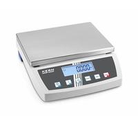 Kern FKB 65K1 Balance de table - Plage de pesée maximale : 65 kg - Lecture : 1 g - Argent, blanc, noir