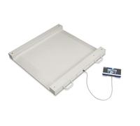 KERN MWC 600K-1 Balance pour fauteuil roulant avec plateforme accessible des deux côtés, lisibilité [d] : 100 g, plage de pesée [max] : 600 kg, plateau de pesée : 1000 × 1000 × 80 mm