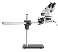 KERN OZL 963UK Optics OZL-96 Kit de Trottinette stéréo Trinocular Tubus Universel (Bras télescopique avec Panneau), 4 LED 5 W (réflecteur)