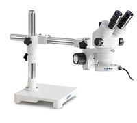 KERN OZM 902 Optics OZM-90 Kit de rosace stéréo avec tubus tubulaire 4,5 W LED (réflecteur), éclairage universel (Teleskoparm avec plateau)