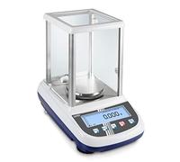 Kern PLJ 2000-3A Pèse-personne haute performance avec réglage interne, plage de pesée [Max] : 2100 g, lisibilité [d] : 0,001 g, plateau de pesée : Ø 80 mm (acier inoxydable), pare-vent