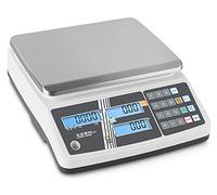 Kern RPB 15K2DM - Balance poids-prix, Balance commerciale avec approbation d'homologation [M] et mémoire pour prix d'articles, Portée [Max]: 6 kg / 15 kg, Lecture [d]: 2 g / 5 g, Incl. HOMOLOGATION