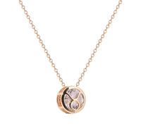 KERNES Douze colliers horoscope, collier zodiaque plaqué or 14 carats, 12 colliers constellation avec pierres de naissance, collier pendentifs amulette signes du zodiaque (Taureau)