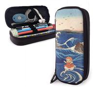 Kerota Trousse À Crayons Grande Capacité Avec Fermeture Éclair Pour L'école Et Le Bureau ? 20 X 9 X 4 Cm ? Ponyo On The Cliff Goldfish Ponyo