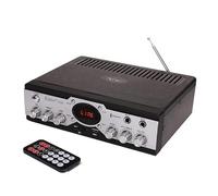 KERREY Lecteur FM Radio Mp3 2 x 60 W Amplificateur de puissance audio stéréo Karaoké Digital Mp3 Decoder Musique AMP Bluetooth Compatible (Couleur : 110V)