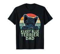 Kerry Blue Terrier Dad Dog Retro Mes Chiens sont Mon Cardio T-Shirt