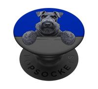 Kerry Blue Terrier KBT Sac de Poche pour Amoureux des Chiots PopSockets PopGrip Adhésif