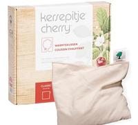 Kersepitje® Classic Ecru - Coussin carré en noyaux de cerises - Le Seul Original - 27x27cm
