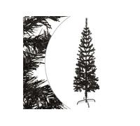 Kerstboom smal 150 cm zwart329218