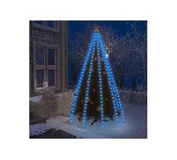 Kerstboomverlichting met 250 LED's blauw net 250 cm328886
