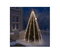 vidaXL Guirlande lumineuse d'arbre de Noël 250 LED Blanc froid 250 cm Intérieur