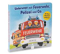 Kerstin M. Schu Unterwegs mit Feuerwehr, Polizei und Co. Mit Blink-Blaul (Poche)