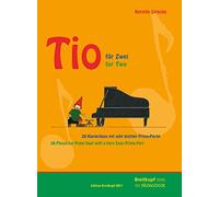 Kerstin strecke : tio fur zwei - tio for two - tio pour deux - piano 4 mains
