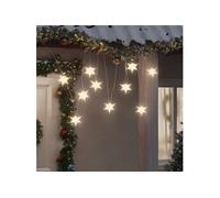 vidaXL Étoile de Moravie 10 LED blanc 10 cm