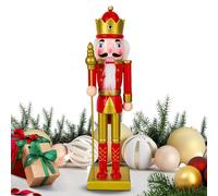 Kerstnotenkraker | Houten Soldaat Decoratie,Feestelijke Decoratie Verzamelobject Voor Planken Tafel Keukenaanrecht Vensterbank Schoorsteenmantel