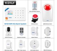 KERUI W184-Capteur de mouvement intelligent Tuya, 4G, WiFi, 101 unité de système d'alarme, sans fil, compatible Alexa, anti-cambriolage, contrôle à domicile HW7 Motion Sensor