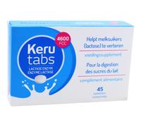 Kerutabs Pour La Digestion Des Sucres Du Lait 45 Comprimés
