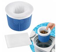 KERYBW 10 PCS Chaussettes Skimmer Piscine - Chaussettes filtrantes très élastiques - Chaussettes de Piscine Ultra Fines - Chaussettes filtrantes Contre Les Cheveux, Le Pollen