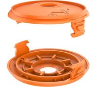 KERYBW Lot de 2 couvercles de bobine de débroussailleuse, compatibles avec Gardena 5344-20, pour Gardena EasyCut ComfortCut PowerCut SmallCut Rasentrimmer