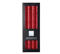 KERZERMAN Bougies cylindriques pour chandelier rouge, 1