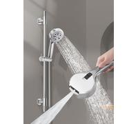 KES Barre de douche avec douchette, barre 78 cm
