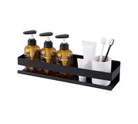 KES Étagère Salle de Bain Noir Étagère Douche Acier Inoxydable Etageres Douche Murale 40CM Rangement, BSC205S40B-BK