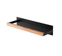 KES Porte-Rouleau de Cuisine Magnétique pour Réfrigérateur Mural en Bois et Métal, KPH502MA-BK