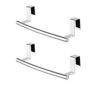 KES Porte Torchon Cuisine sur Porte de Placard Armoire Porte Torchons Acier Inoxydable SUS304 Porte Serviettes de Cuisine Barre de Serviettes Porte Serviette Poli 2 Pièces, KTH200S26-P2