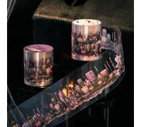 Kesari Lot de 3 autocollants pour scrapbooking Washi Tape, série gothique, autocollants pour scrapbooking sur le thème de l'Halloween, pour albums photos, calendriers, bullet journal(Magic Ball)