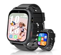 Kesasohe Montre Connectée Enfant 4G/GPS/WiFi/Appel Vidéo, Montre GPS Enfant Fille Garçon avec Téléphone Chat Familial, SOS, IP68 Jeux Réveil, Mode Classe, Montre Intelligente Enfants Cadeau