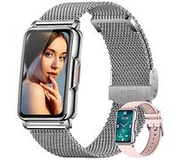 Kesasohe Montre Connectée Femme, Smartwatch Montre Femme avec 124 Modes Sportifs IP67 Étanche Bluetooth Cardiofréquencemètre Moniteur de Sommeil Podomètre, Montre Connectée Sport pour Android iOS