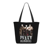KESATUOT Blinders-Movie Series Peaky Sac fourre-tout coloré avec fermeture éclair pour le shopping, les voyages, le travail, Z-1., Taille unique