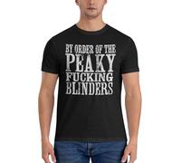 KESATUOT Blinders-Movie Series Peaky T-shirts en coton cool graphique pour homme col rond manches courtes, Z-23, 3XL