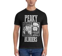 KESATUOT Blinders-Movie Series Peaky T-shirts en coton cool graphique pour homme col rond manches courtes, Z-9, M