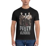KESATUOT Blinders-Movie Series Peaky T-shirts en coton cool graphique pour homme col rond manches courtes, Z-3., M