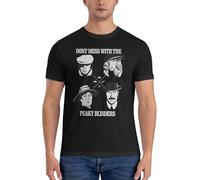 KESATUOT Blinders-Movie Series Peaky T-shirts en coton cool graphique pour homme col rond manches courtes, Z-18, L